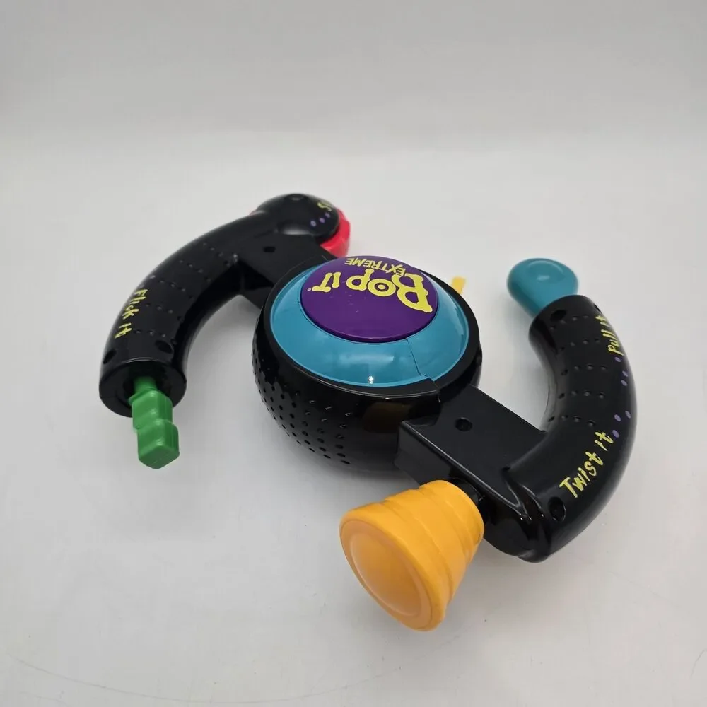 Bop It Extreme 1998 Hasbro Handheld Game Tested Works (Missing Battery Plate)